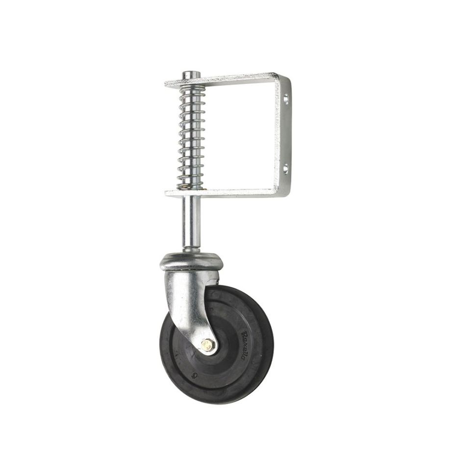 Prepacked Medium Duty Spring Loaded Gate Wheels Zinc Plated