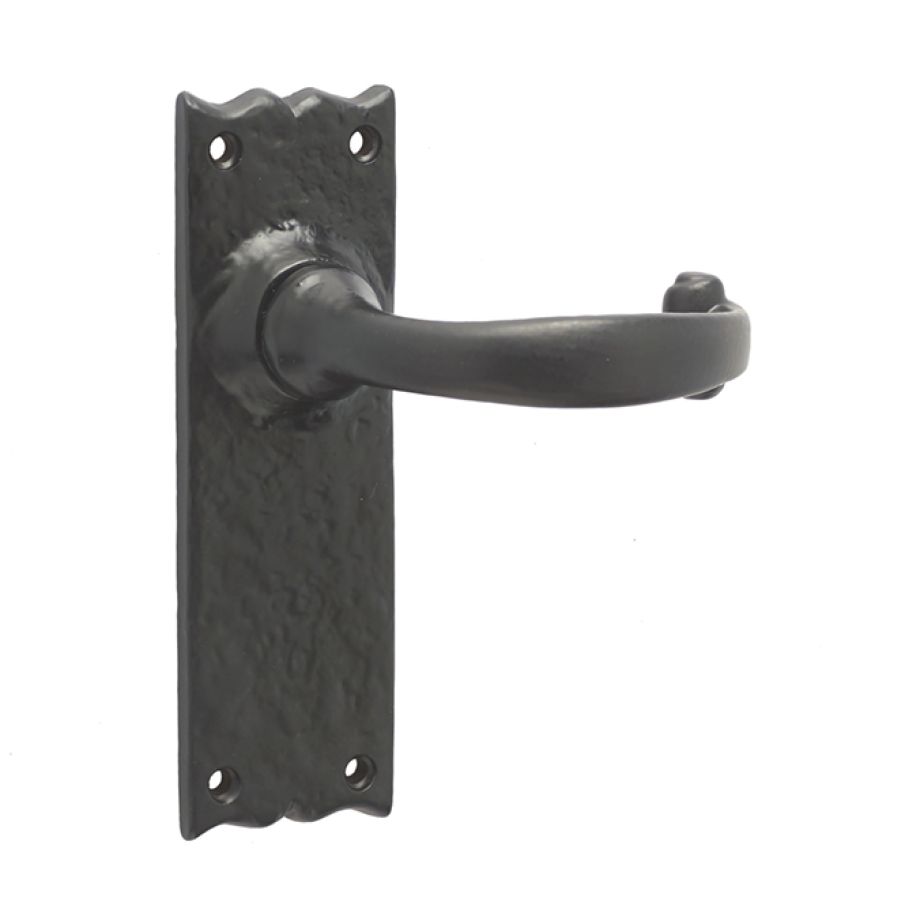 Antique Regal Suite Lever on Back Plate