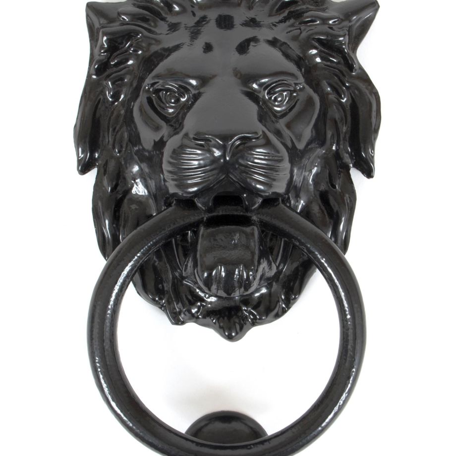 Anvil Lion Head Door Knocker