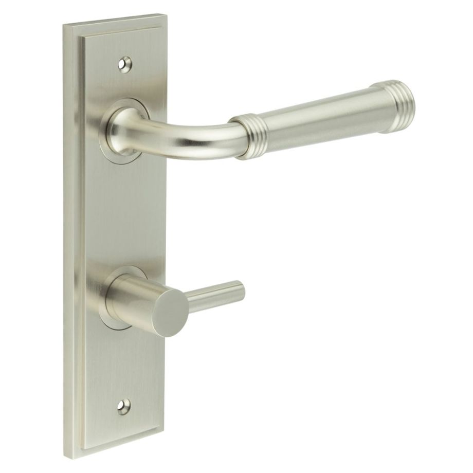 Burlington Highgate Door Handles On Back Plate with Turn & Release
