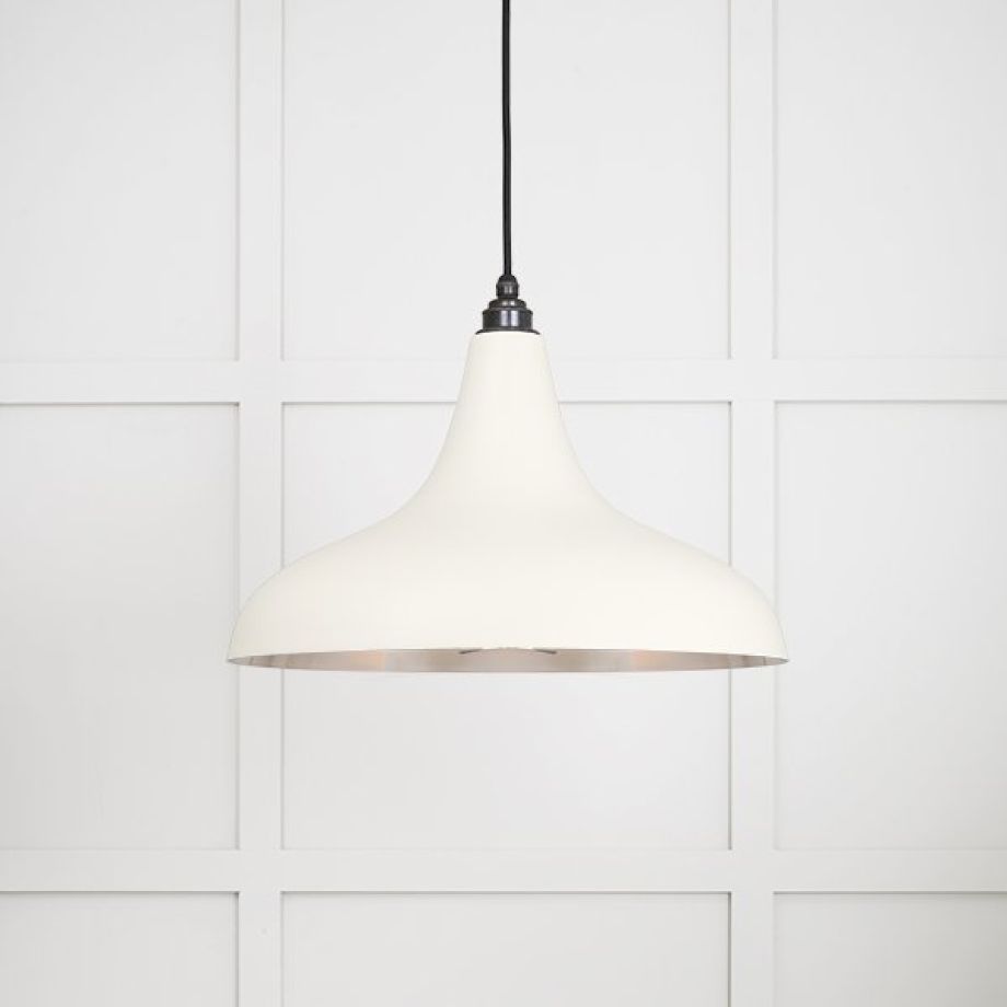 Smooth Nickel Frankley Pendant in Teasel