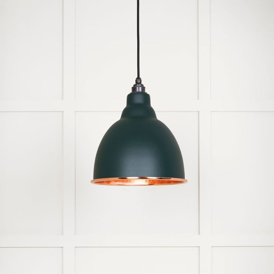 Hammered Copper Brindley Pendant in Dingle