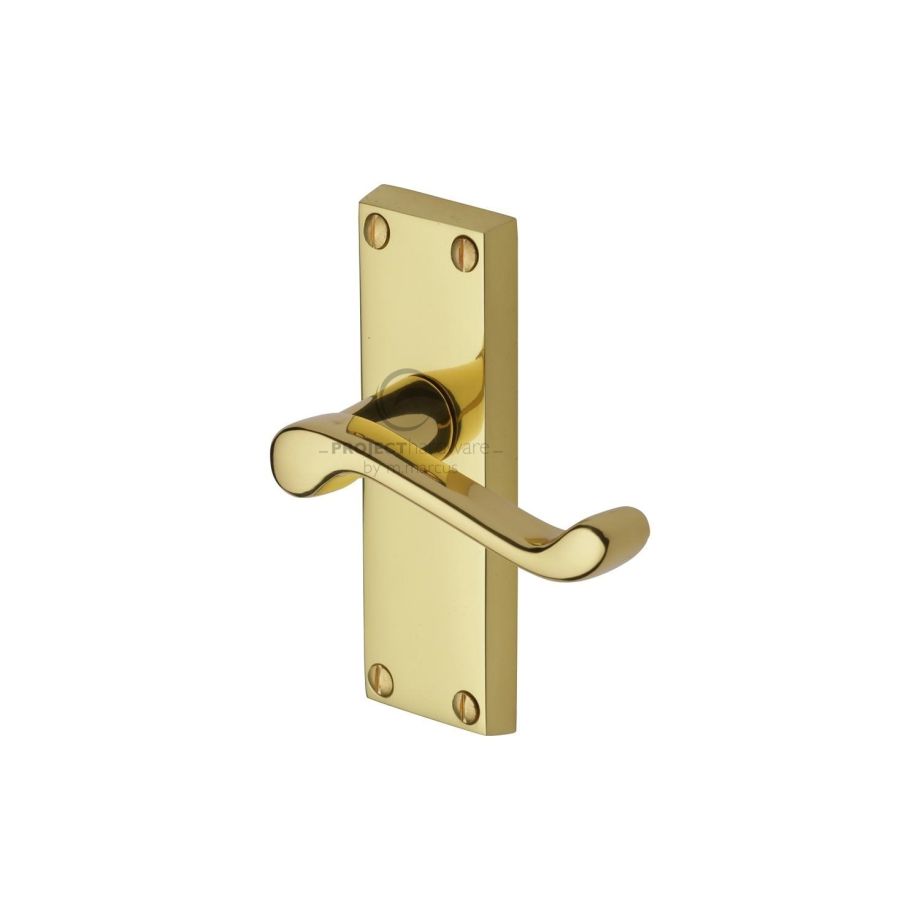 Project Hardware - Malvern Short Door Handle on Plate