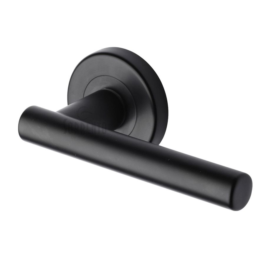Sorrento - Shuttle Door Handle on Round Rose