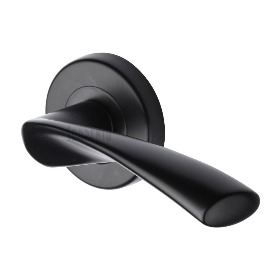 Sorrento - Treviso Door Handle on Round Rose