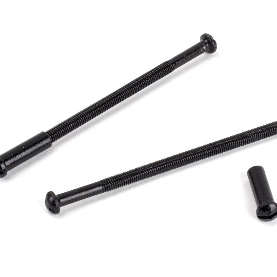 Black 5mm Male & Female Screws (2)