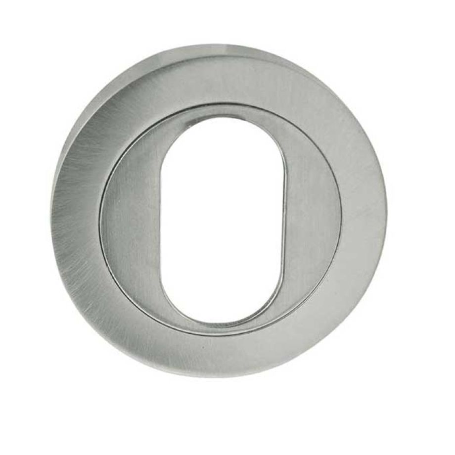 Jedo Designer Oval Profile Escutcheons on 50mm Round Rose