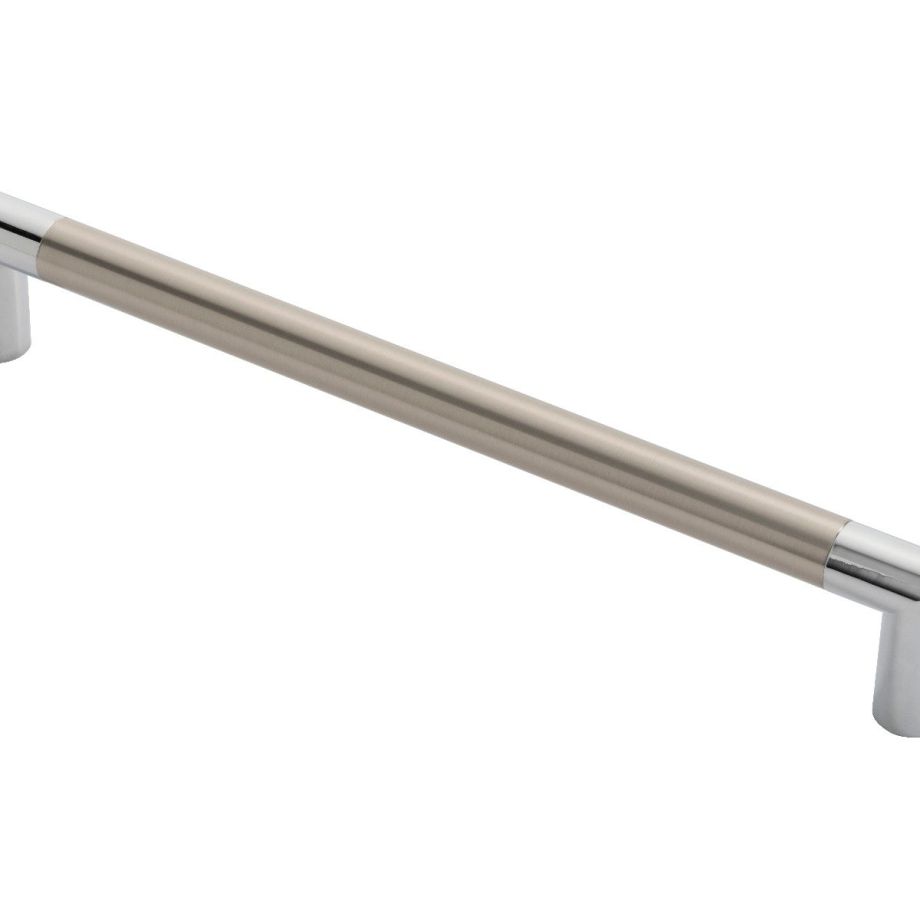 Satin Nickel / Polished Chrome Serozzetta Trend Suited Pull Handle 305mm