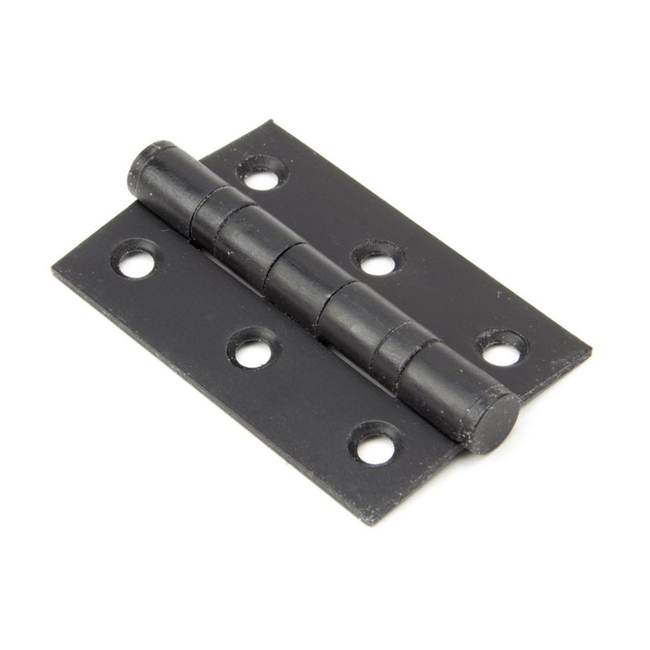 Black Ball Bearing Butt Hinge (pair)