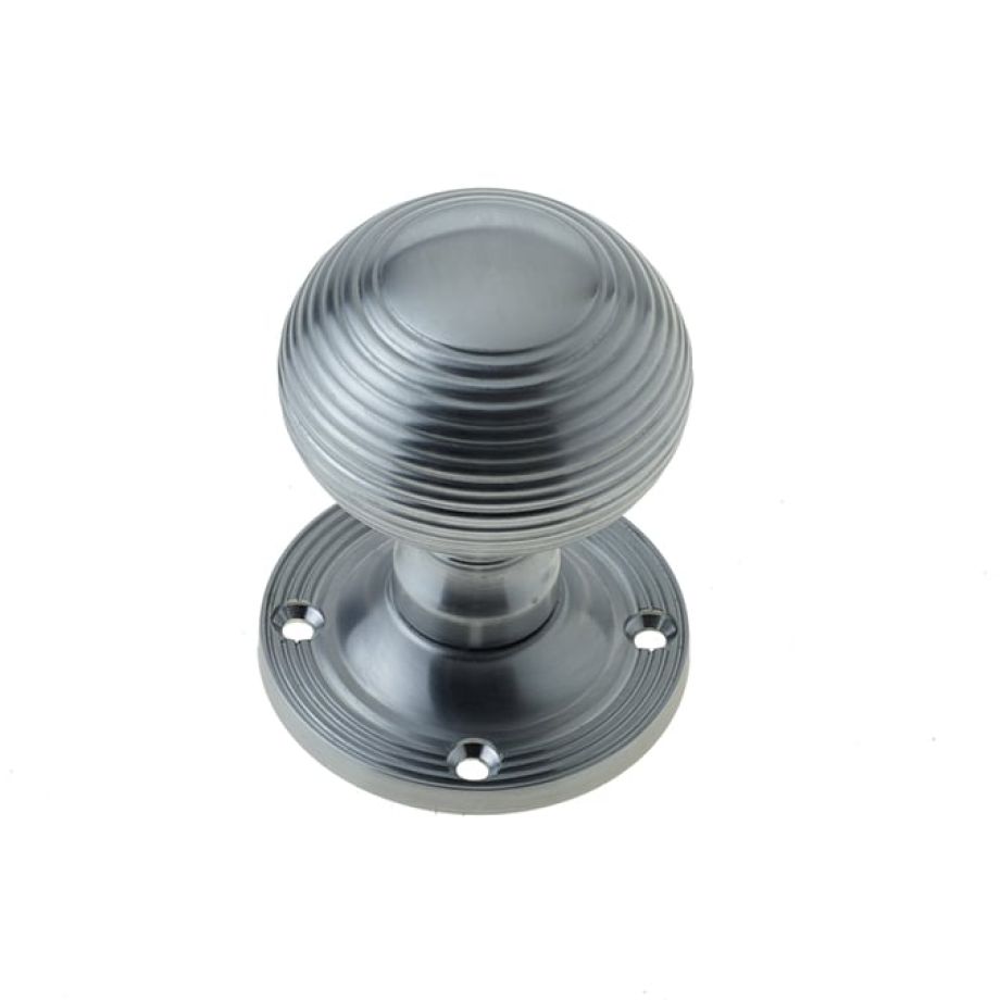 Jedo Reeded Mortice Door Knobs 53mm