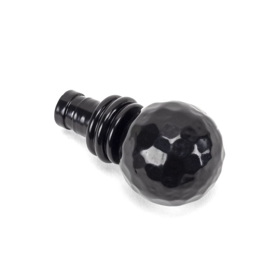 Anvil Hammered Ball Curtain Finial (pair)