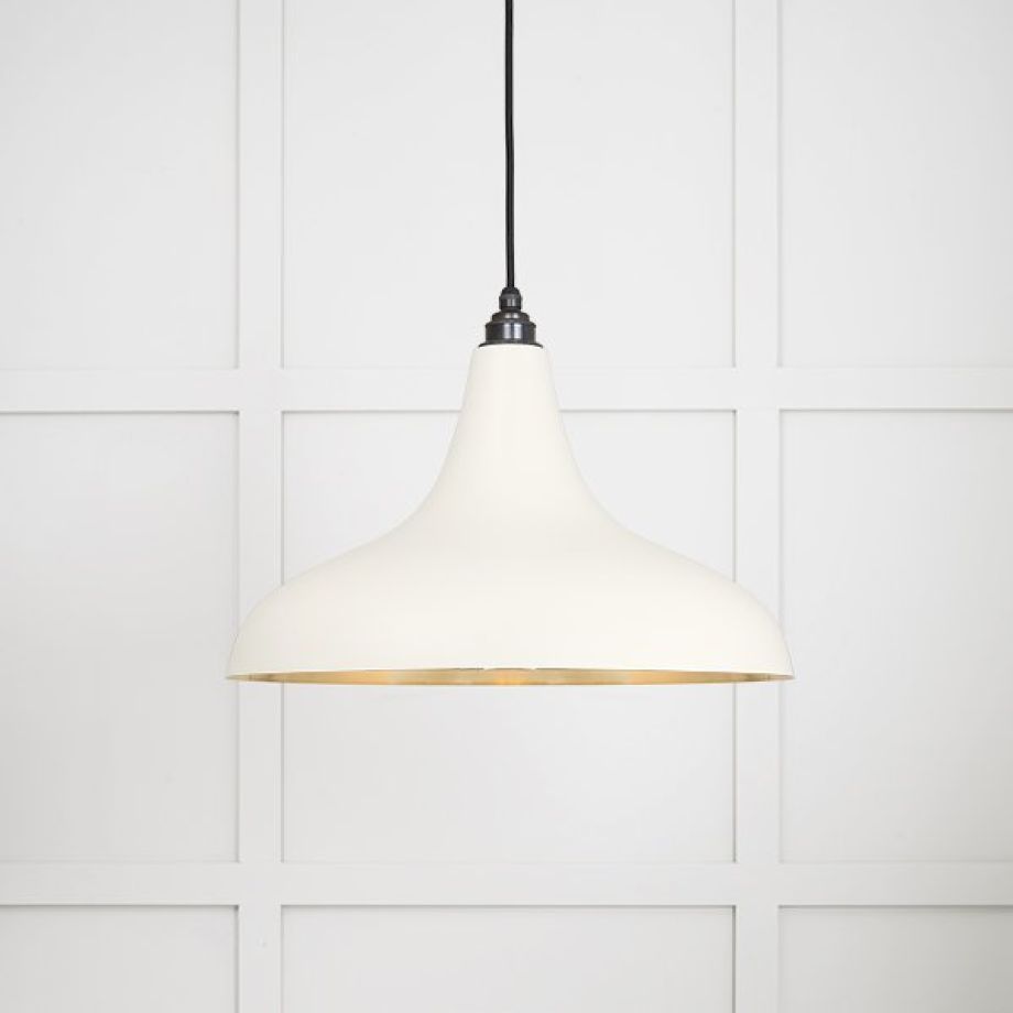 Smooth Brass Frankley Pendant in Teasel