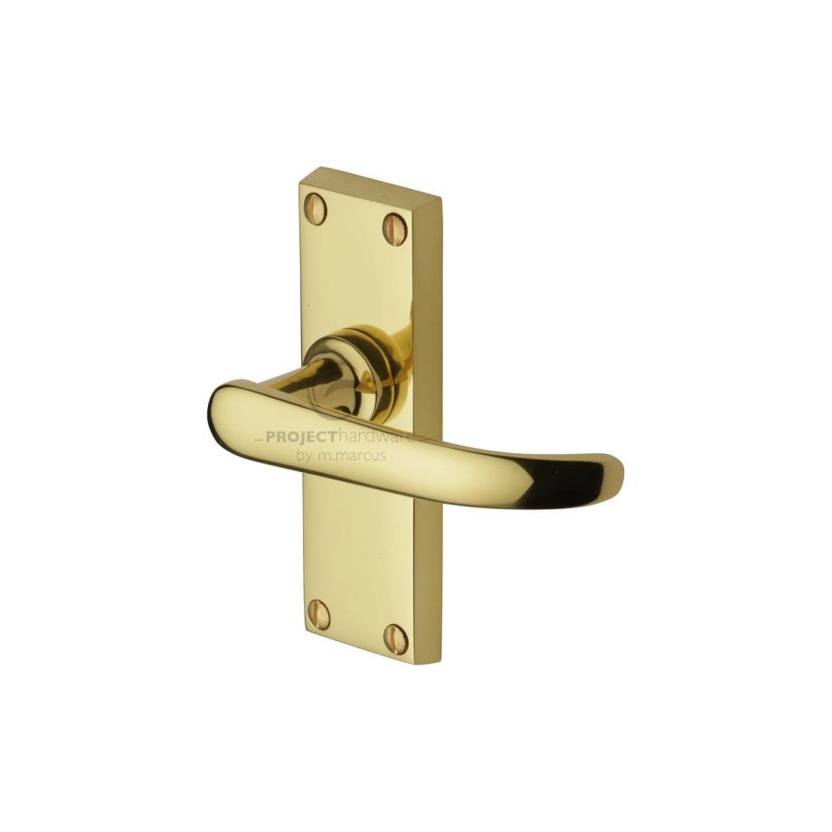 Project Hardware - Avon Short Door Handle on Plate