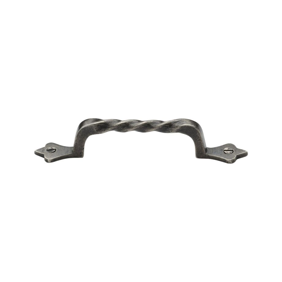 M.Marcus - Rustic Pewter Twist Design Cabinet Pull Handle