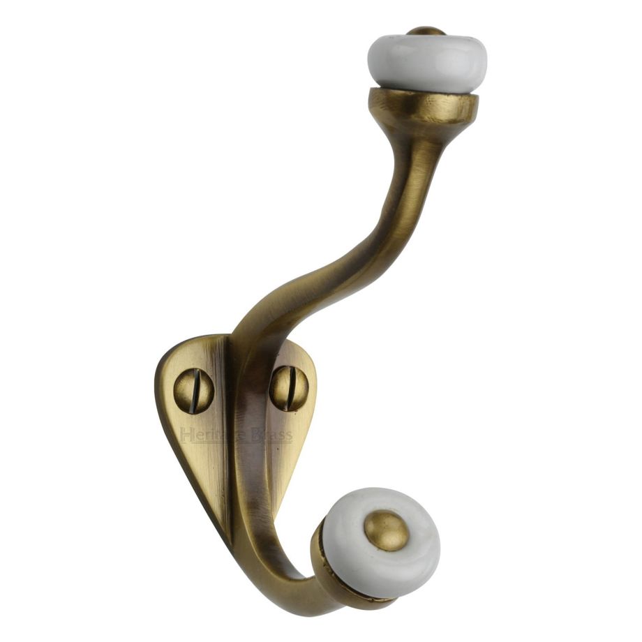 Heritage Brass - Curved Hat & Coat Hook