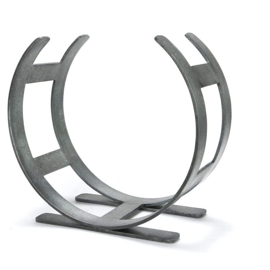 Pewter Curved Log Holder - Small