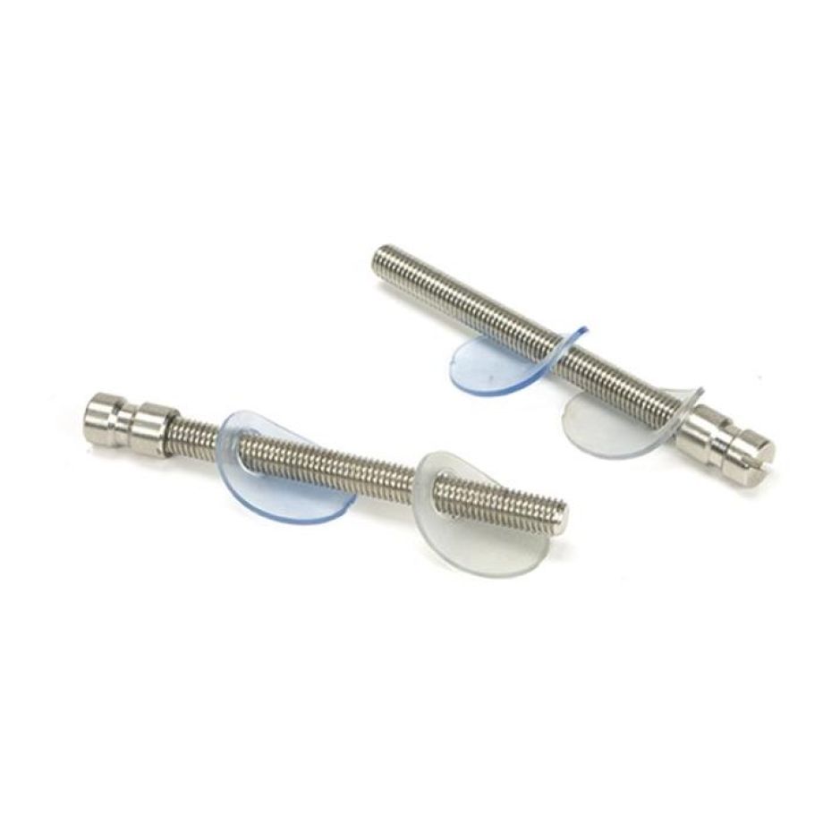Satin SS (304) 100mm Back to Back Fixings for T Bar (2) - Offset