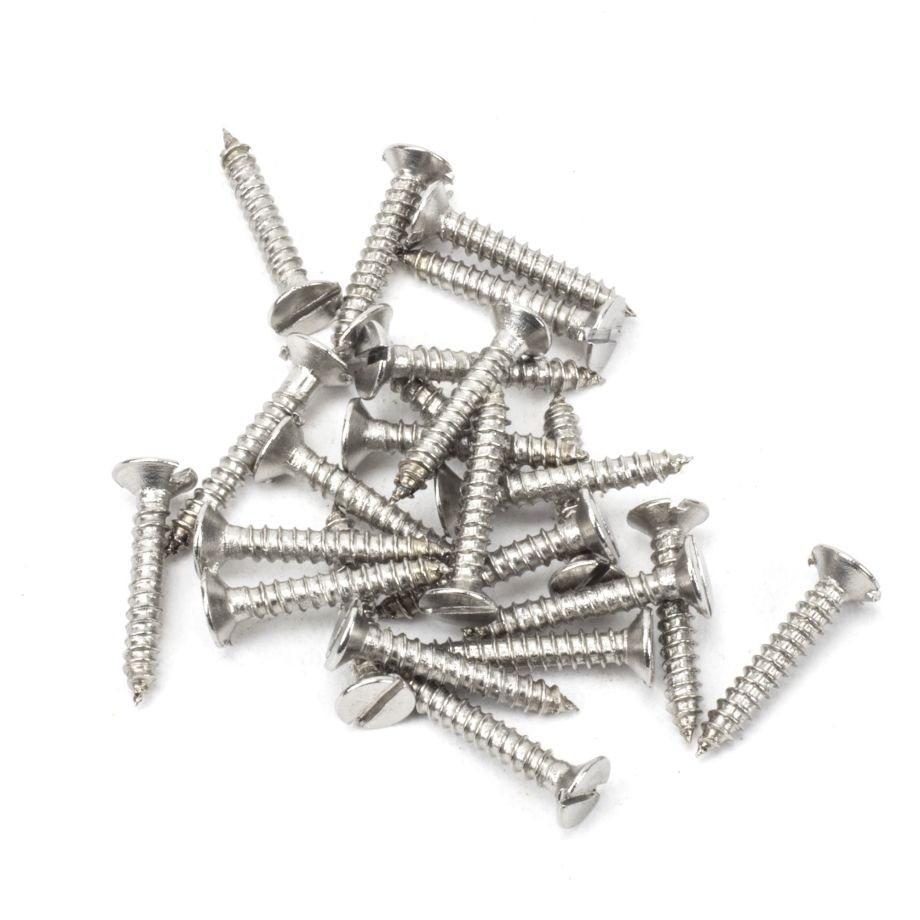Stainless Steel 4x¾" Countersunk Screws (25)