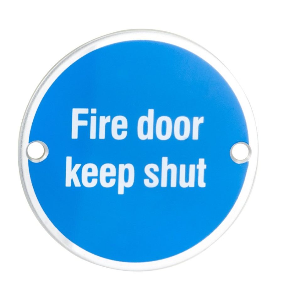 Fire Door Keep Shut Symbol