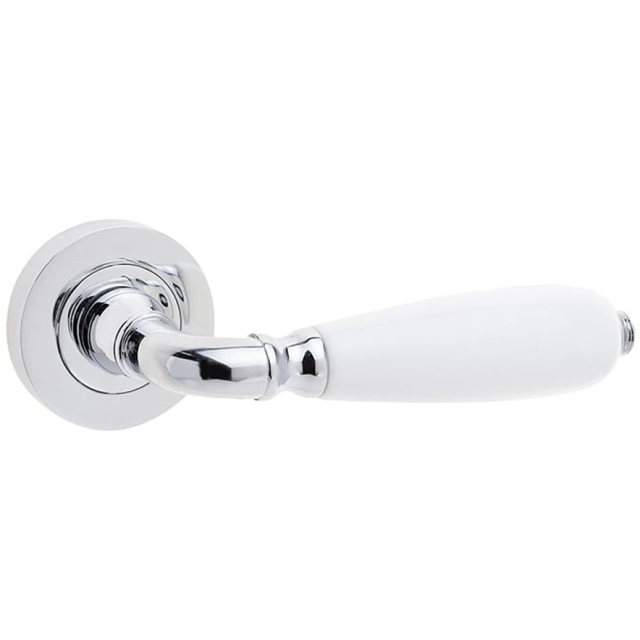Jedo Natural Oxford Door Handles On Rose