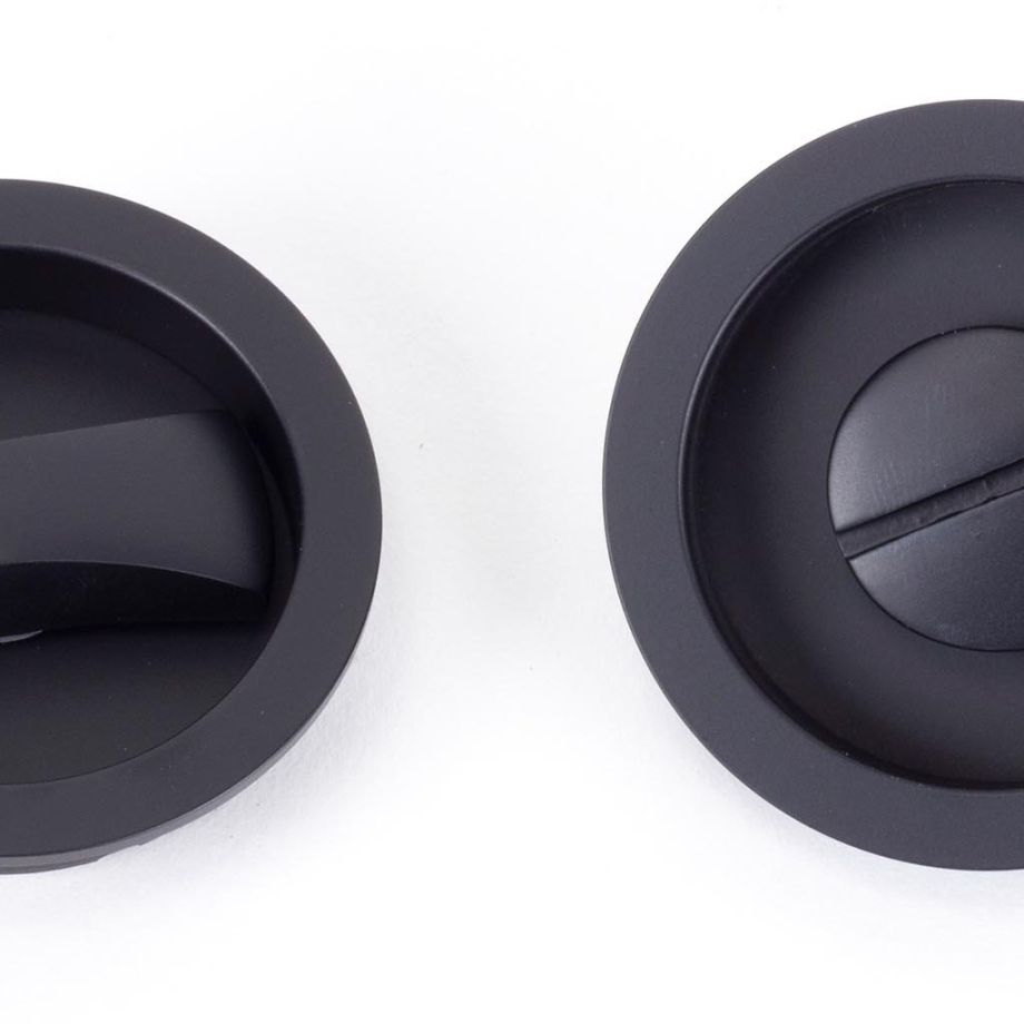 Black Sliding/Pocket Door Locking Kit