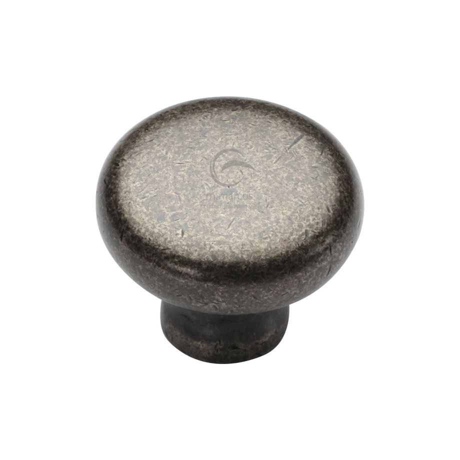 M.Marcus - Rustic Pewter Round Cabinet Knob