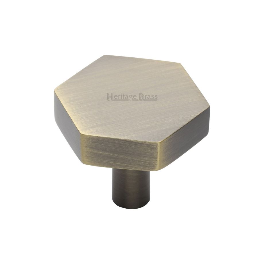Heritage Brass - Hexagon Cabinet Knob