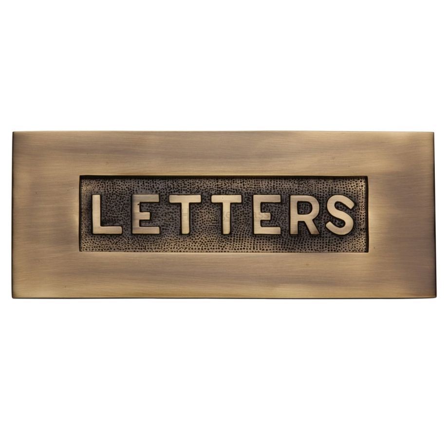 Heritage Brass - Embossed Letterplate