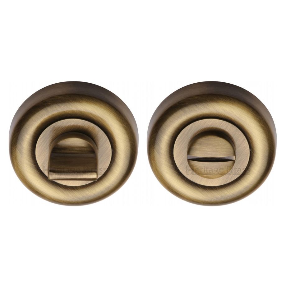 Heritage Brass - Round Bathroom Turn & Release - V6720