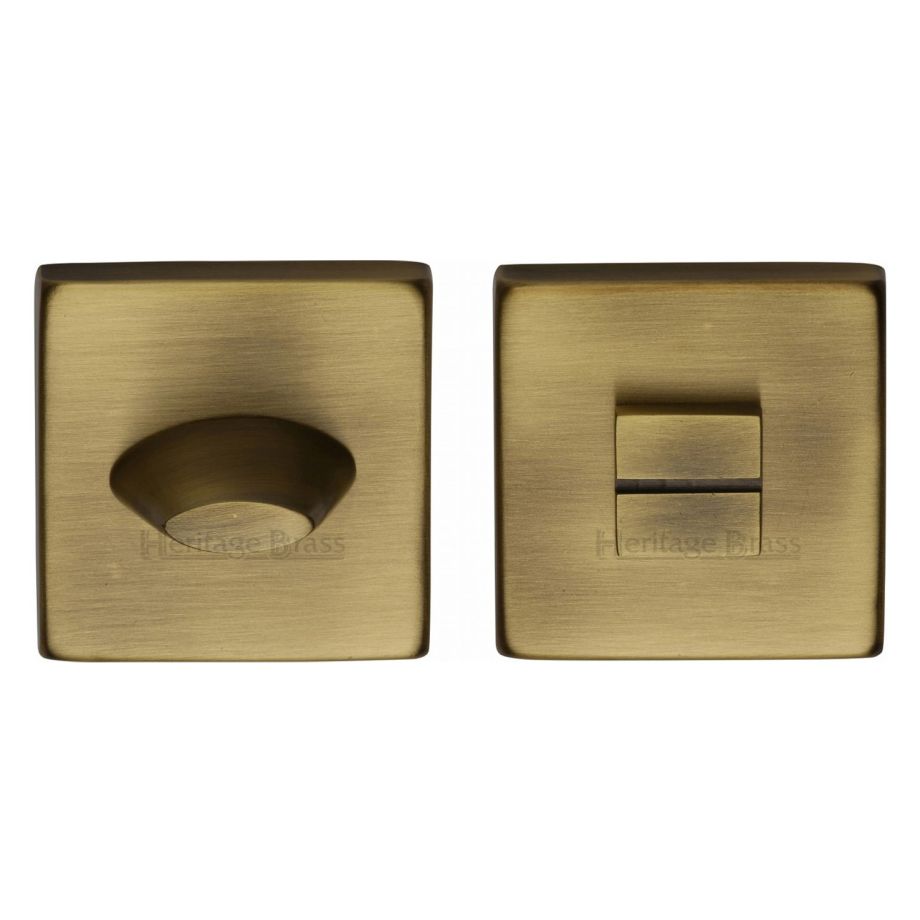 Heritage Brass - Square Bathroom Turn & Release - SQ4043