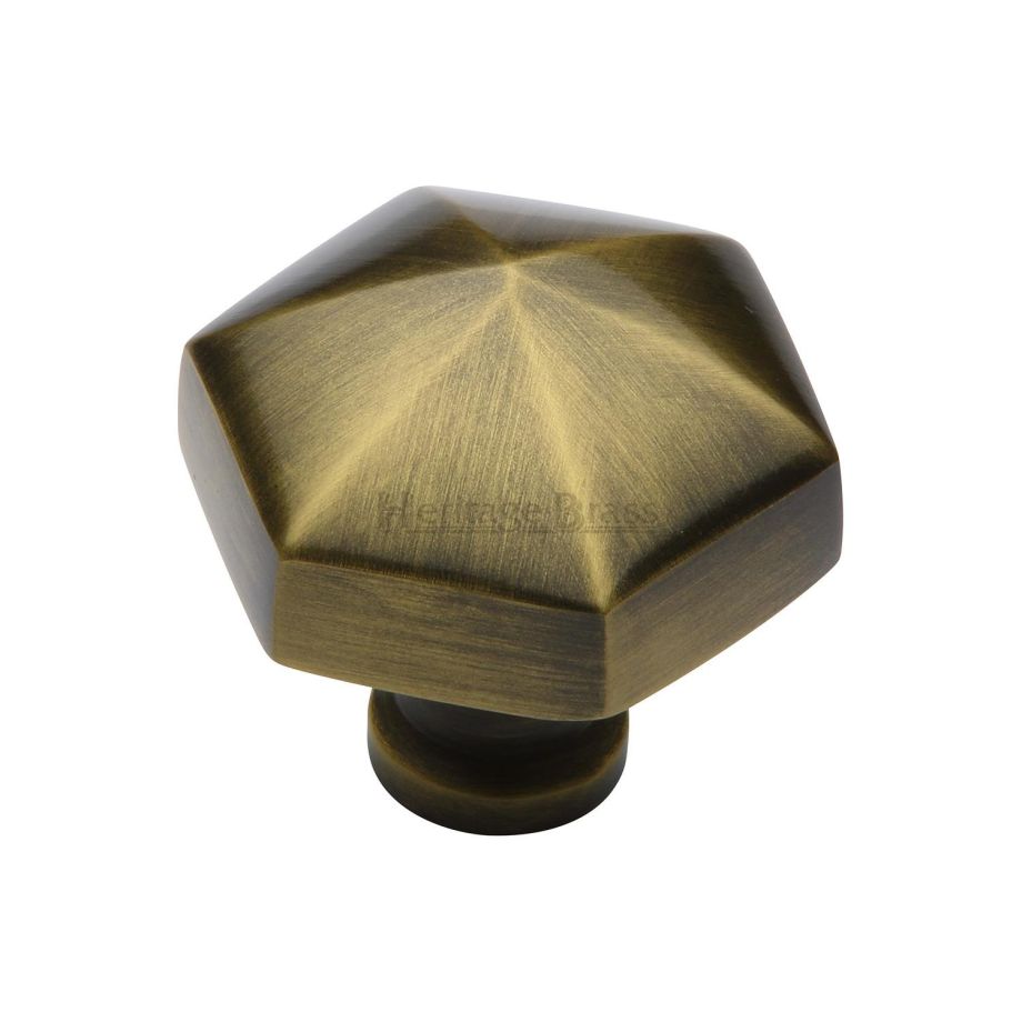 Heritage Brass - Classic Hexagon Cabinet Knob