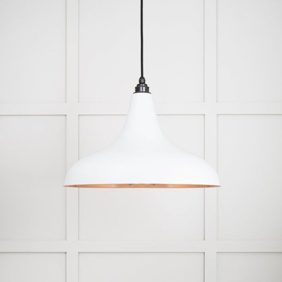 Smooth Copper Frankley Pendant in Flock
