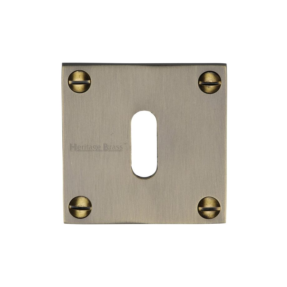 Heritage Brass - Standard Key Escutcheon Square