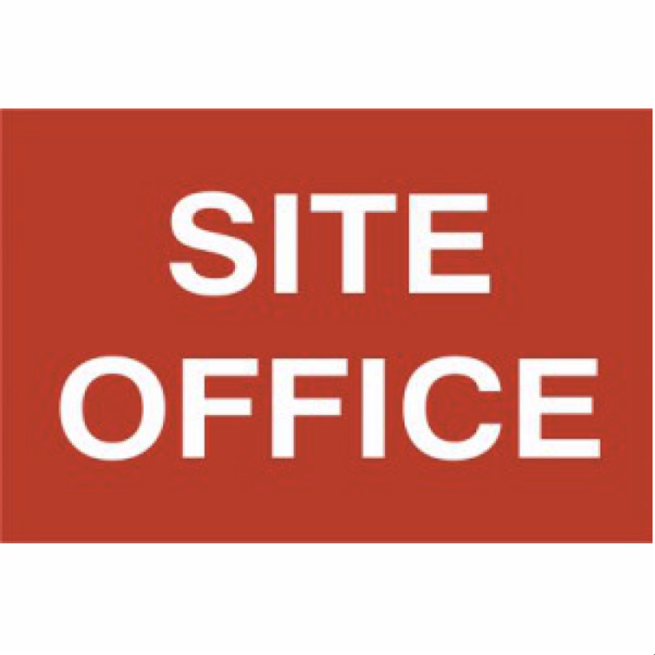 Site office' Sign - PVC - 600 x 400mm