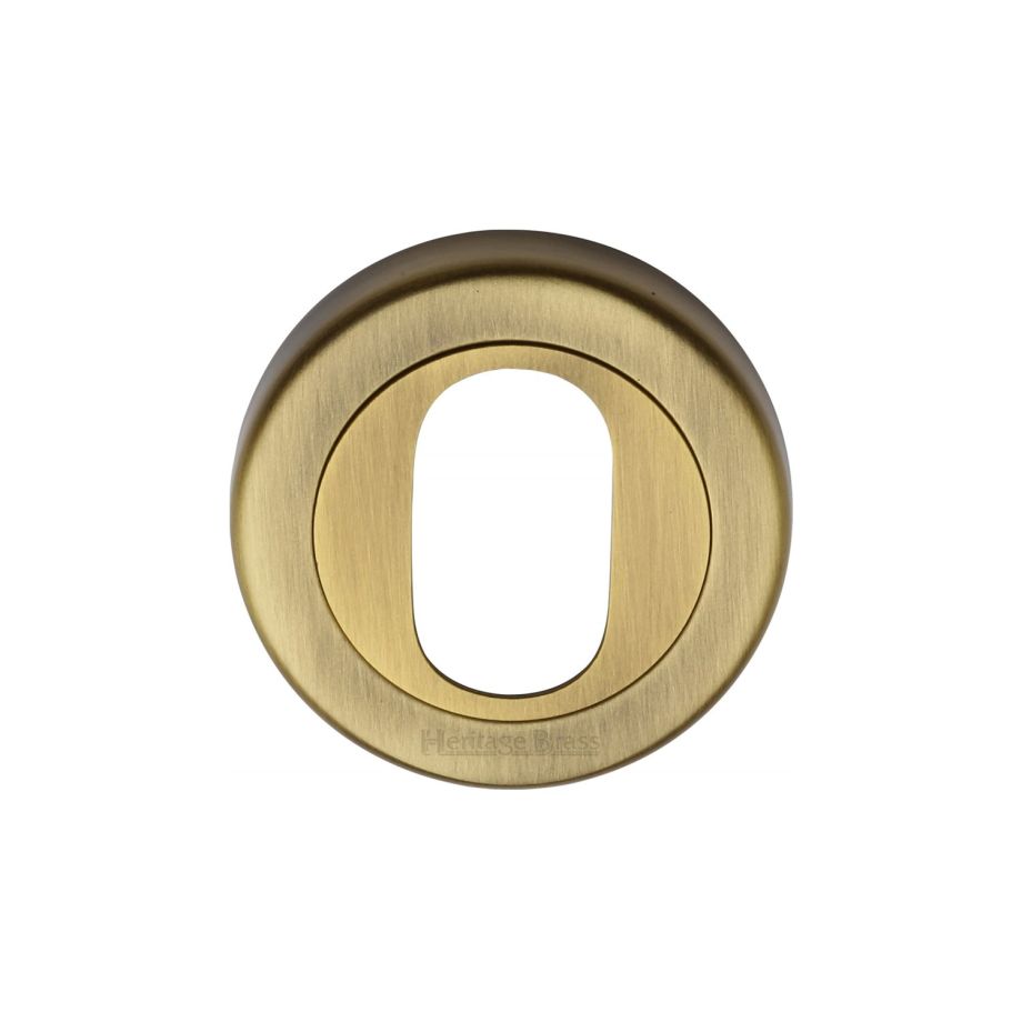 Heritage Brass - Oval Profile Cylinder Escutcheon Round - V4010