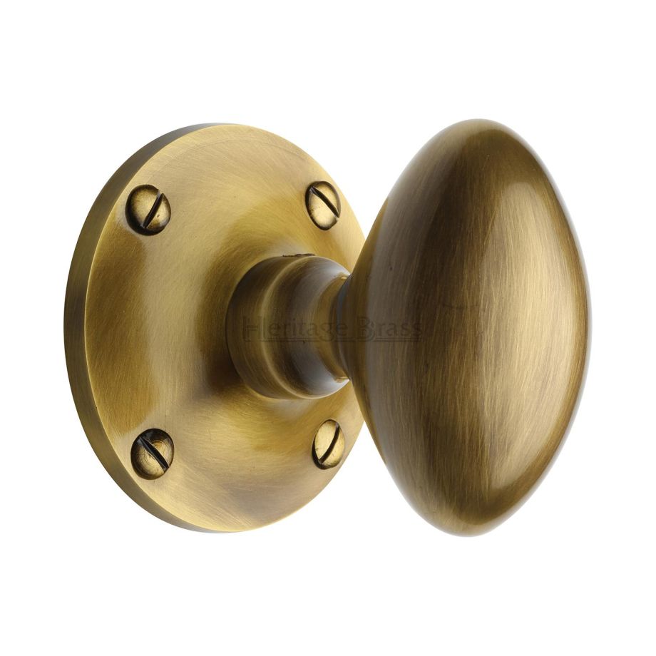 Heritage Brass - Mayfair Door Knob on Rose