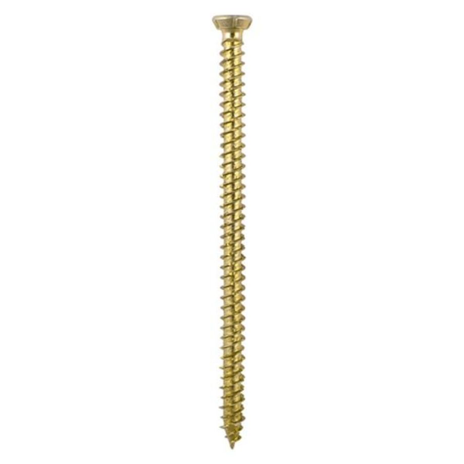 Multi-Fix Concrete Screws - TX - Flat Countersunk - Yellow - 7.5 x 40mm