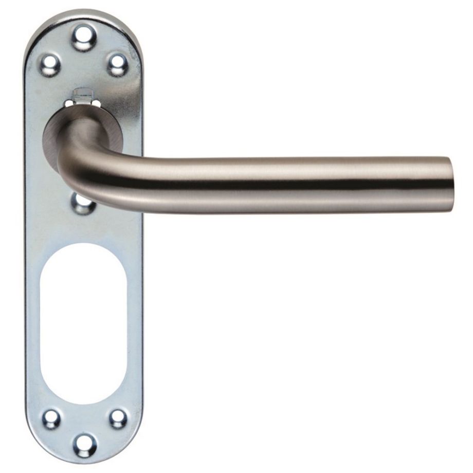 Stainless Steel Straight Lever on Inner Backplate