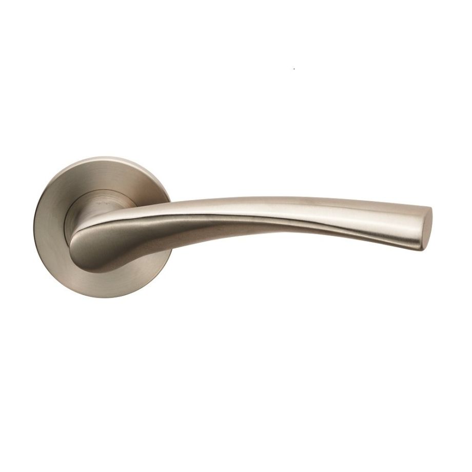 Stainless Steel Breeze Lever on 6mm Slim Fit Sprung Rose