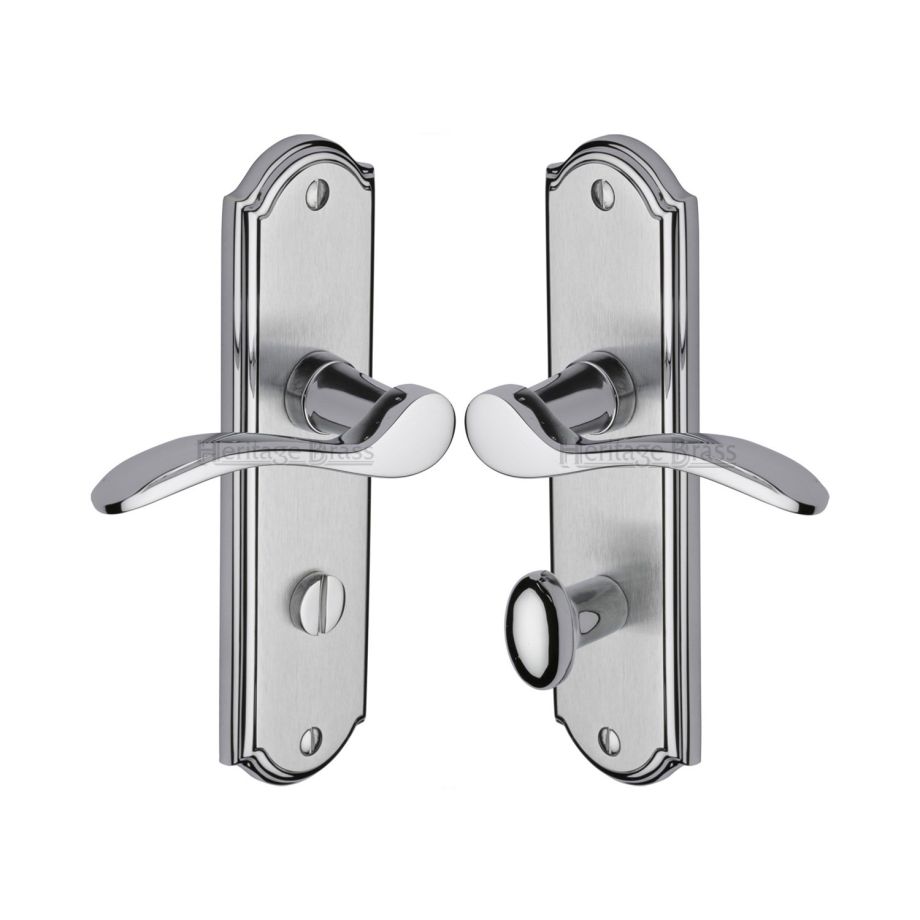 Heritage Brass - Howard Door Handle on Plate