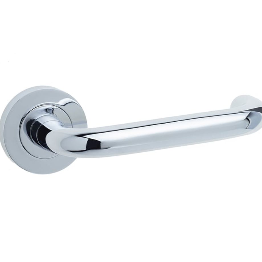 Thame Door Handles On Rose