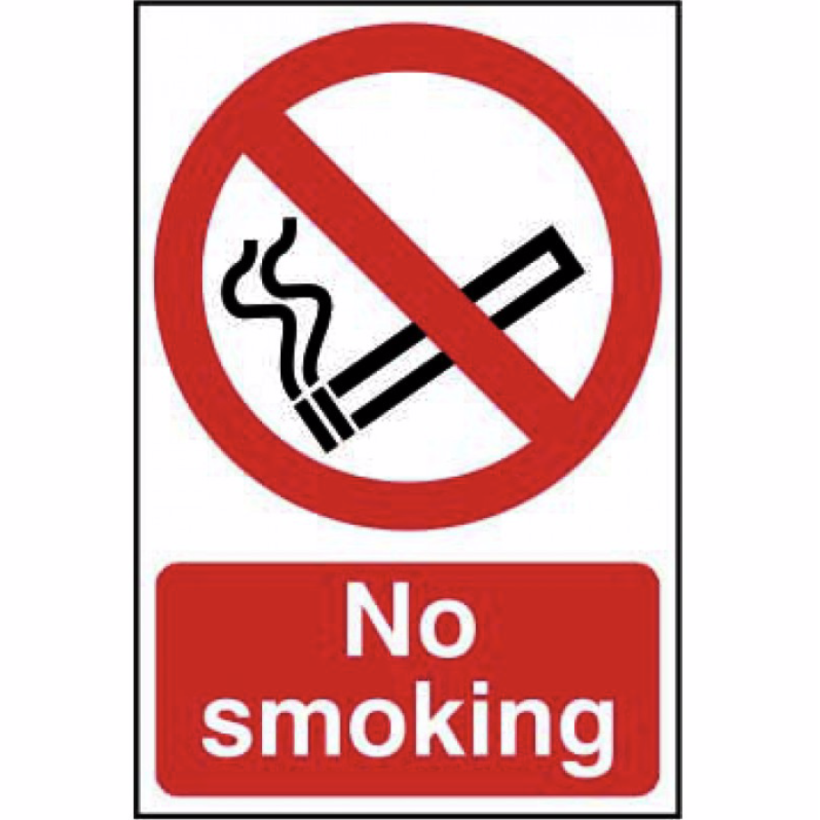 No smoking' Sign - PVC - 200 x 300mm
