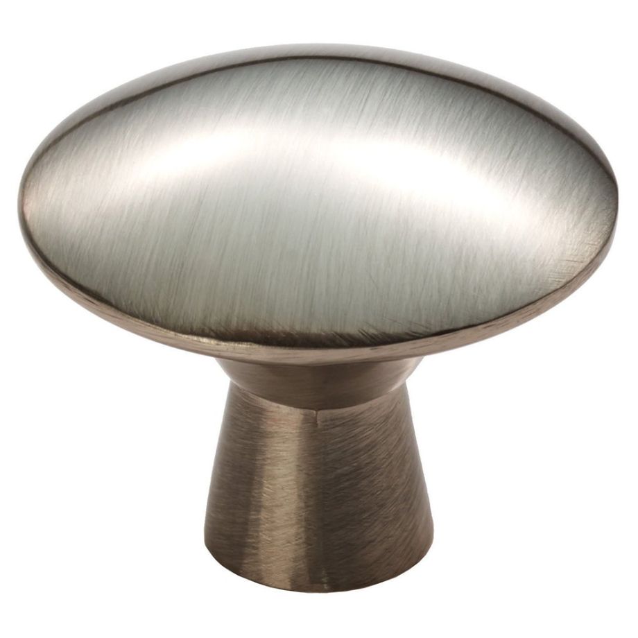 Satin Nickel Disc Knob 27mm