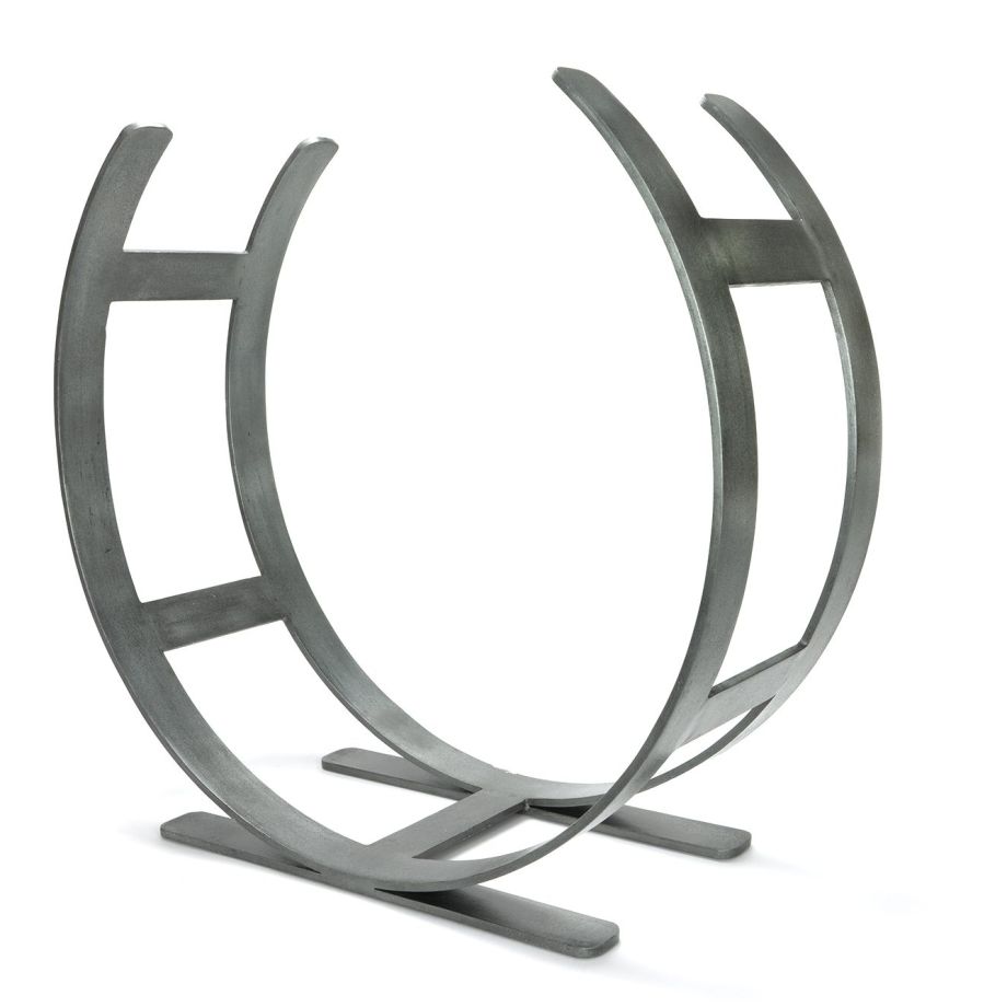 Pewter Curved Log Holder - Large