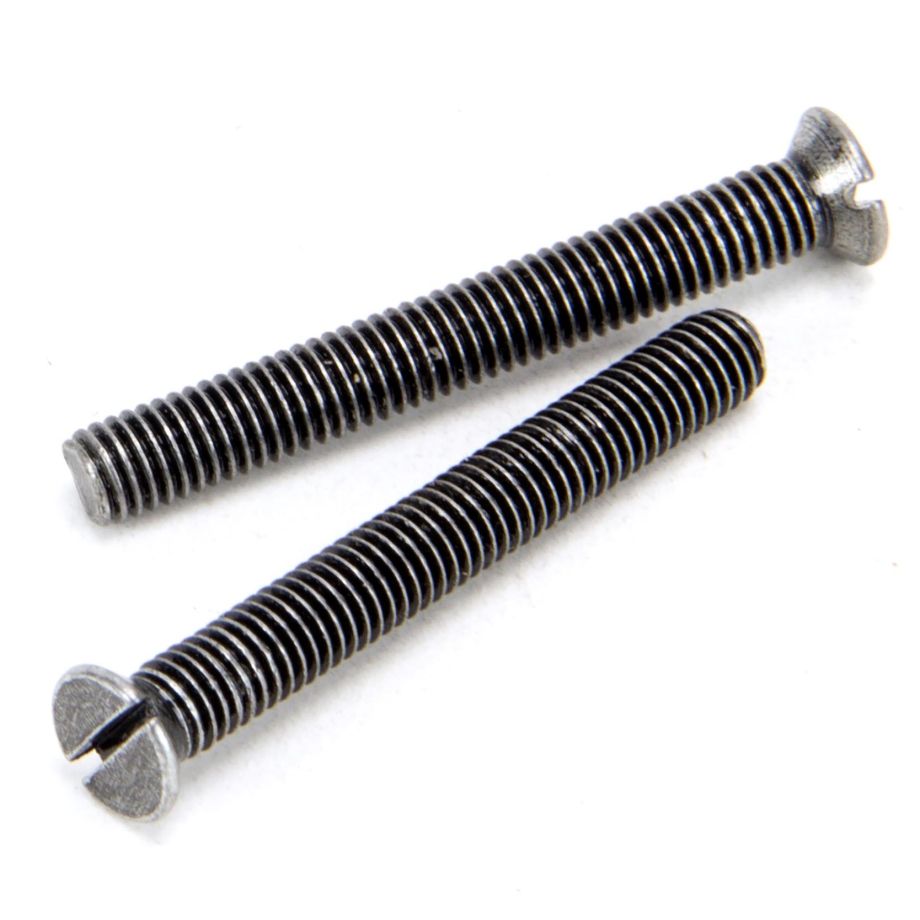 Pewter M5 x 40mm Male Screws (2)