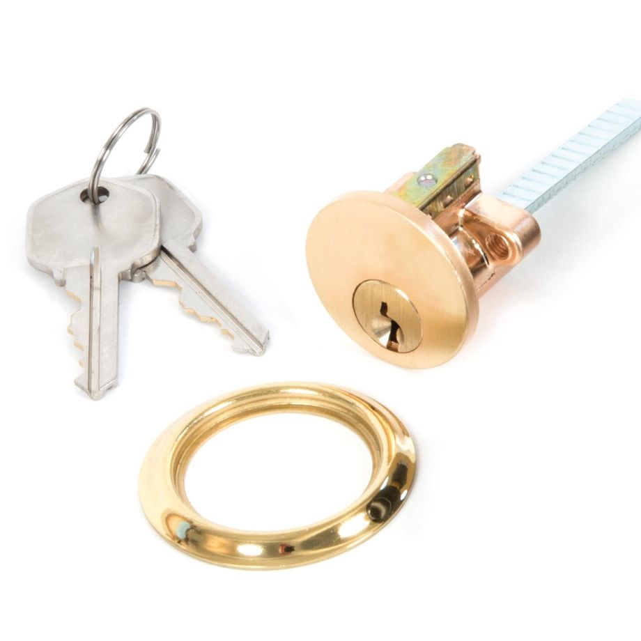 Polished Brass Rim Cylinder KA