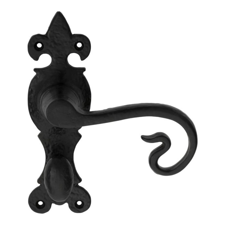 Curly Tail Lever on Backplate