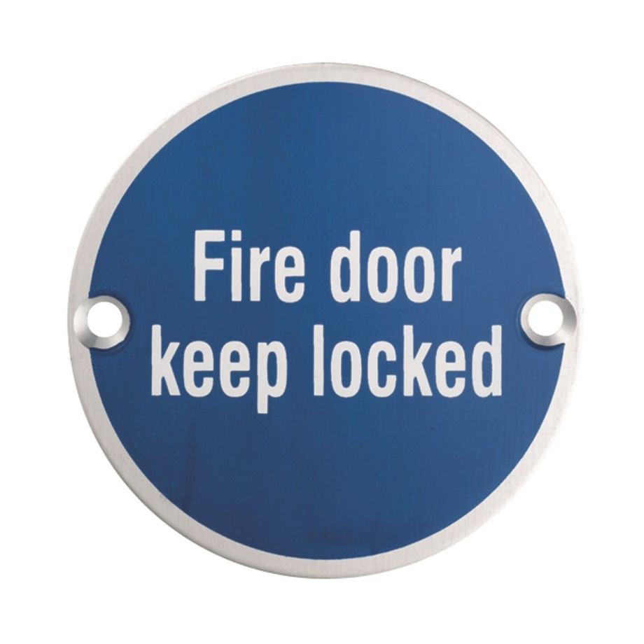 Signage Fire Door - Keep Locked