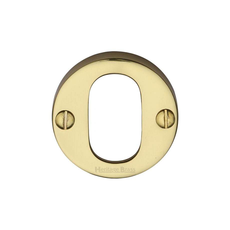 Heritage Brass - Oval Profile Cylinder Escutcheon Round - V1013