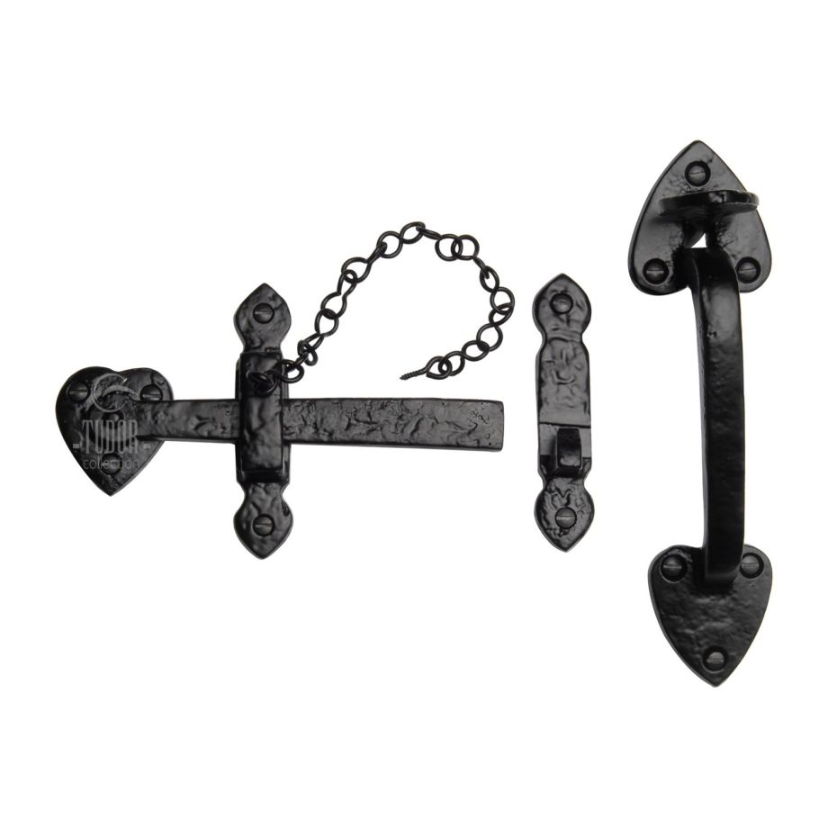 Tudor -Suffolk Latch Black Iron